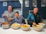 Grubs up!<br>Gareth Robinson, Alan Critchley and Bob Sharples